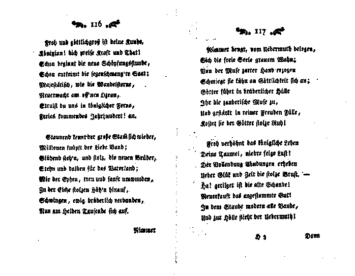 staeudlin musenalmanach 1792 - p 116/117