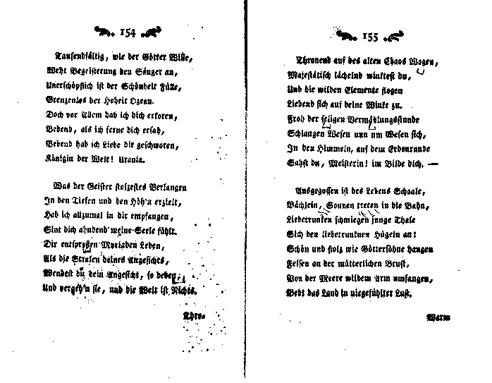 staeudlin musenalmanach 1792 - p 154/155