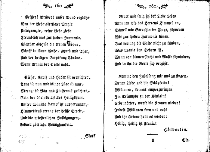 staeudlin musenalmanach 1792 - p 160/162