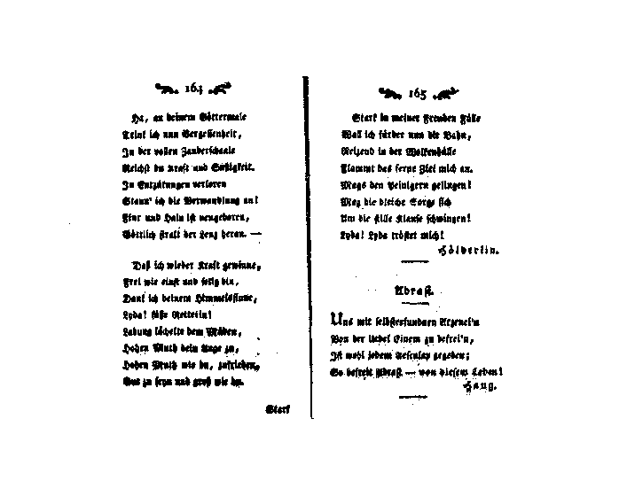 staeudlin musenalmanach 1792 - p 164/165