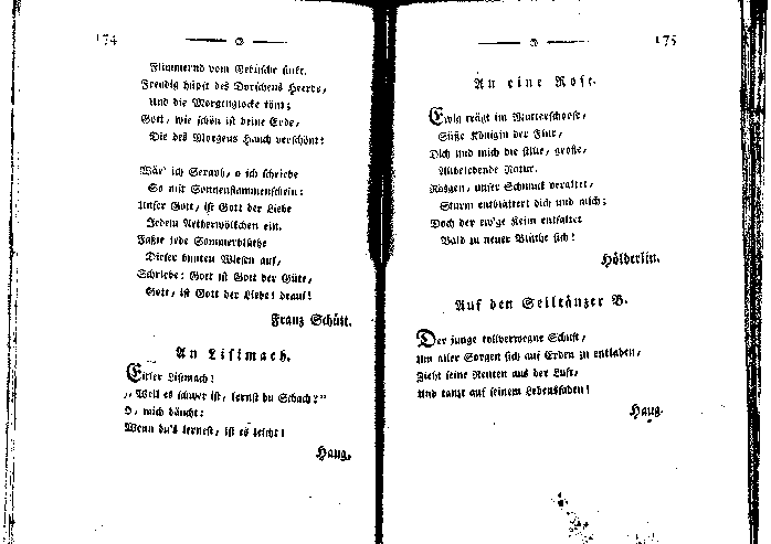 carl lang almanach 1797 - p 174/175