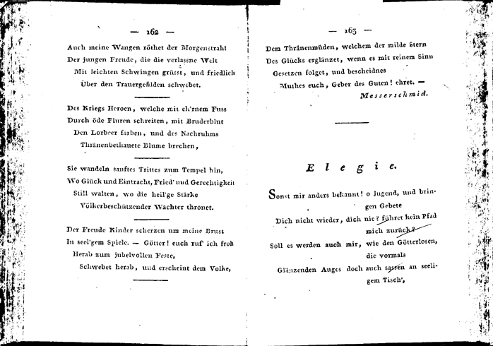 vermehren musen-almanach 1802 - p 162/163