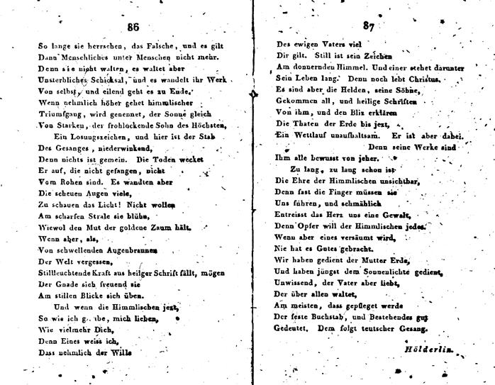 seckendorf musenalmanach 1808 - p 86/87