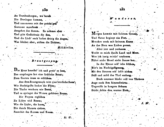 seckendorf musenalmanach 1808 - p 130/131